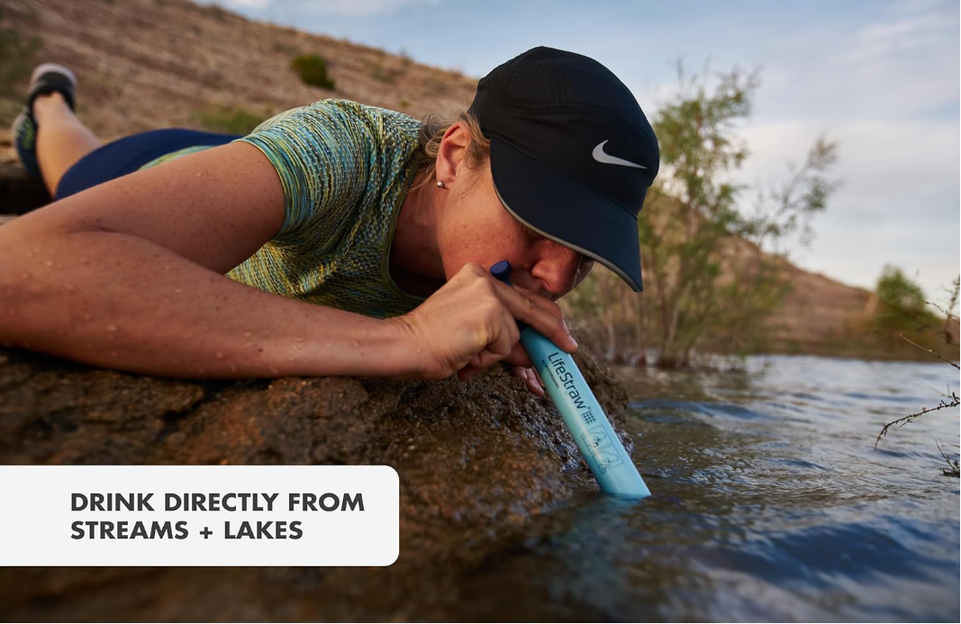 LifeStraw-Water Filter for Hiking, Camping, Travel, and Emergency Preparedness