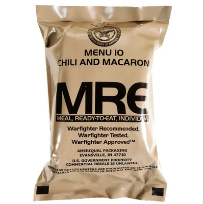 US Military MRE (Meals Ready to Eat) Meals