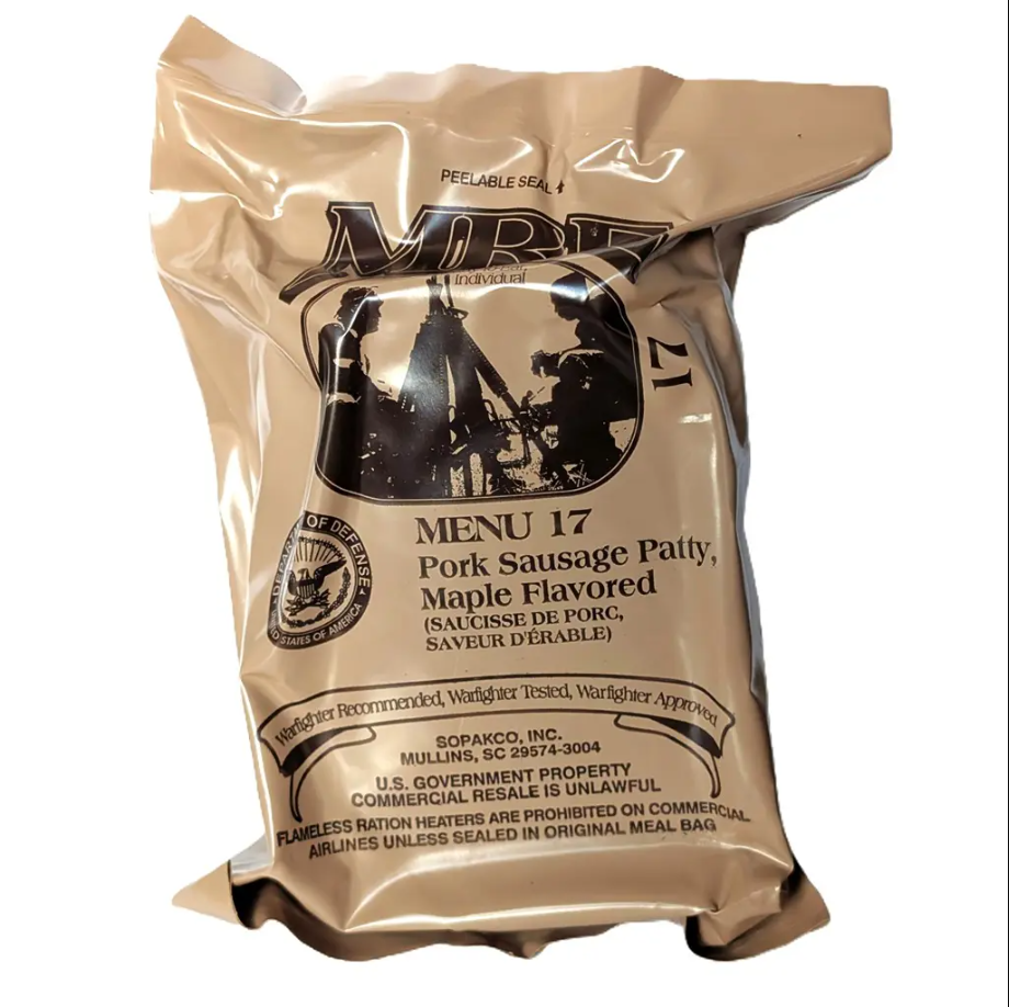 US Military MRE (Meals Ready to Eat) Meals