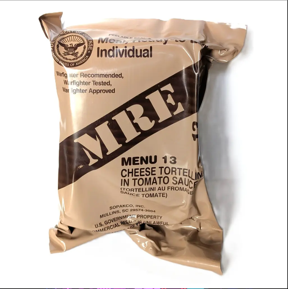 US Military MRE (Meals Ready to Eat) Meals