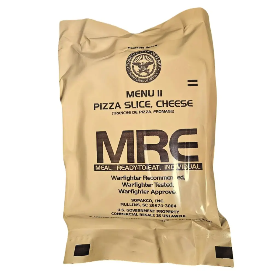 US Military MRE (Meals Ready to Eat) Meals