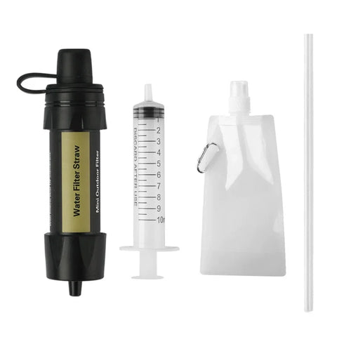 AquaDefend™ Survival Straw – Portable Water Filtration System
