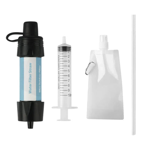 AquaDefend™ Survival Straw – Portable Water Filtration System