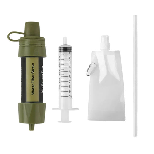 AquaDefend™ Survival Straw – Portable Water Filtration System