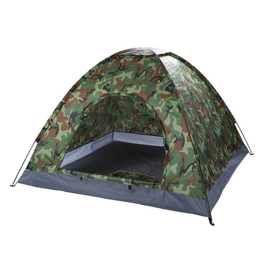 TrailHaven™ StealthDome – 3-4 Person Camouflage Camping Tent