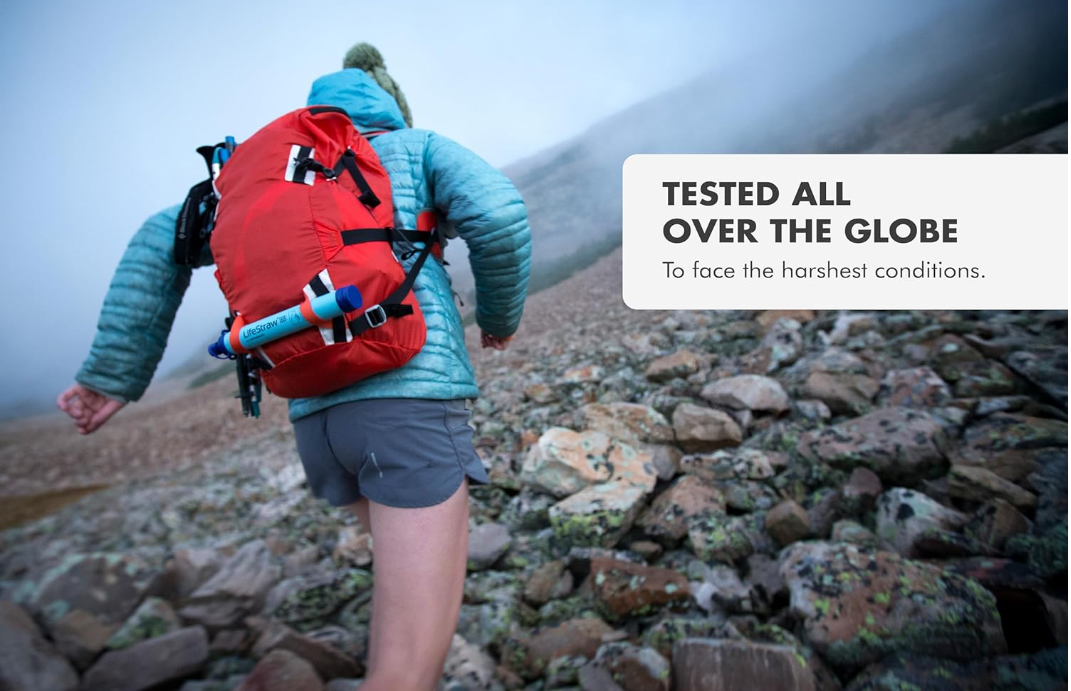 LifeStraw-Water Filter for Hiking, Camping, Travel, and Emergency Preparedness